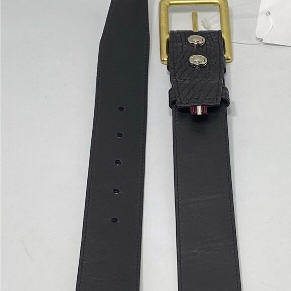 Grace Crocodile Center Bar Casual Adjustable Buckle Belt - Picture 3 of 8